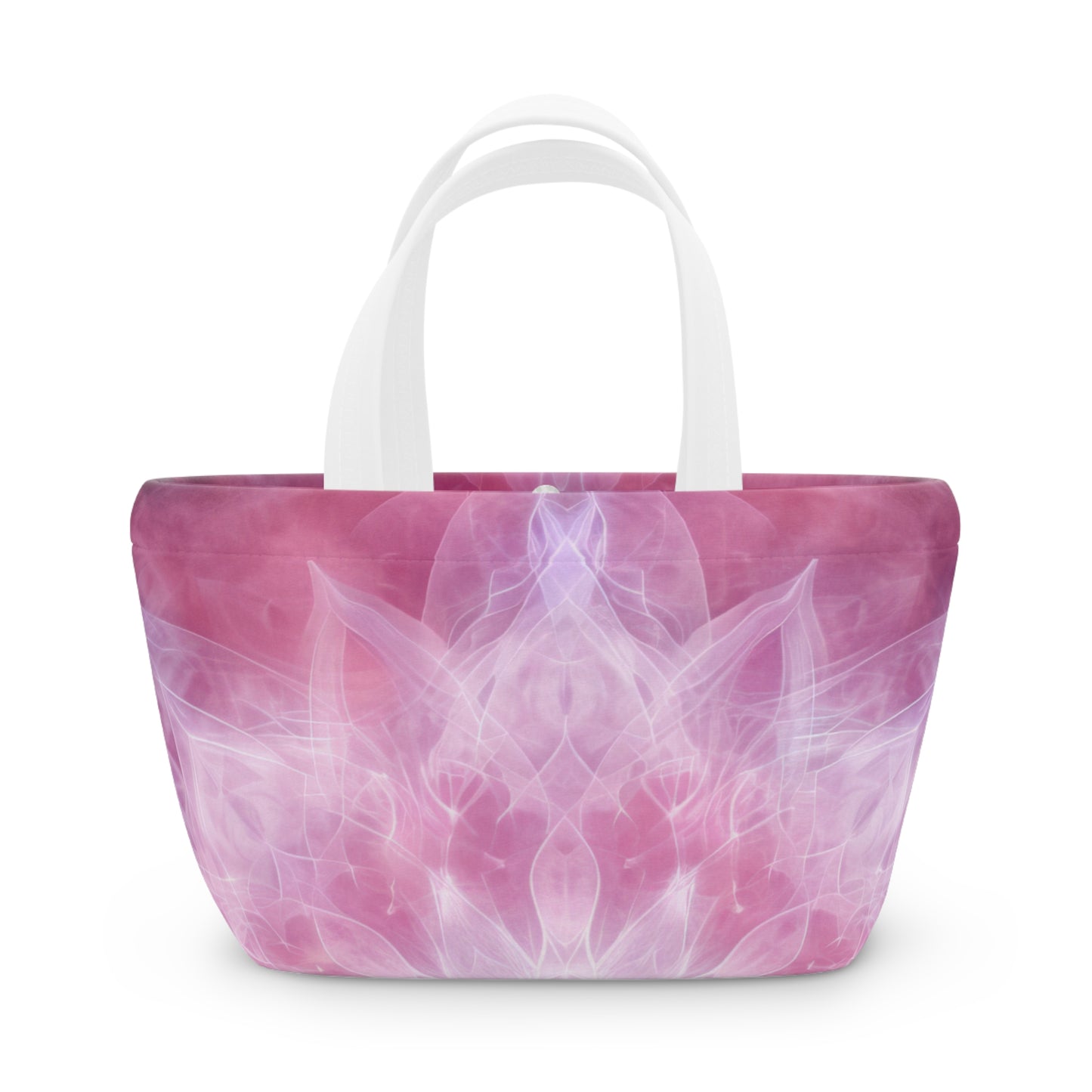 Women's Pink Mandala Lunch Bag - Chic Floral Lunch Bag Unique Statement