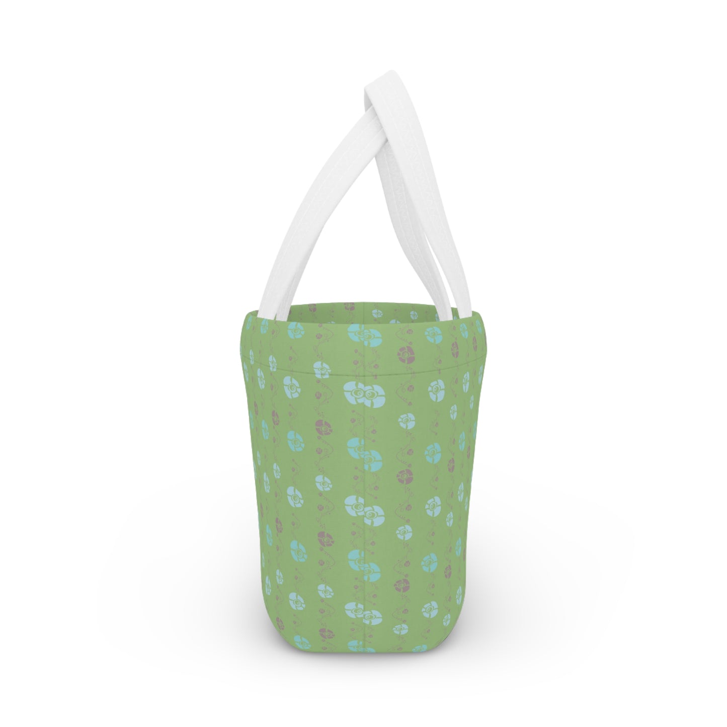 Moss Green Ladies Lunch Bag - Elegant and Minimalist Neoprene Insulated Purse Lunch Box