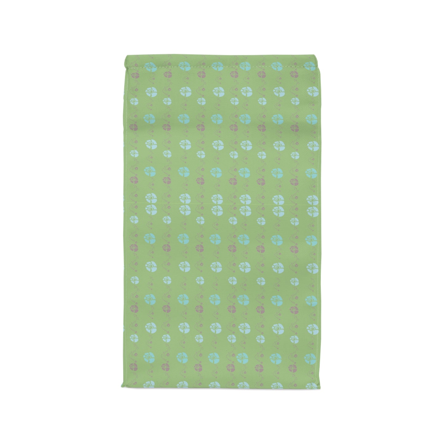 Moss Green Floral Lunch Bag