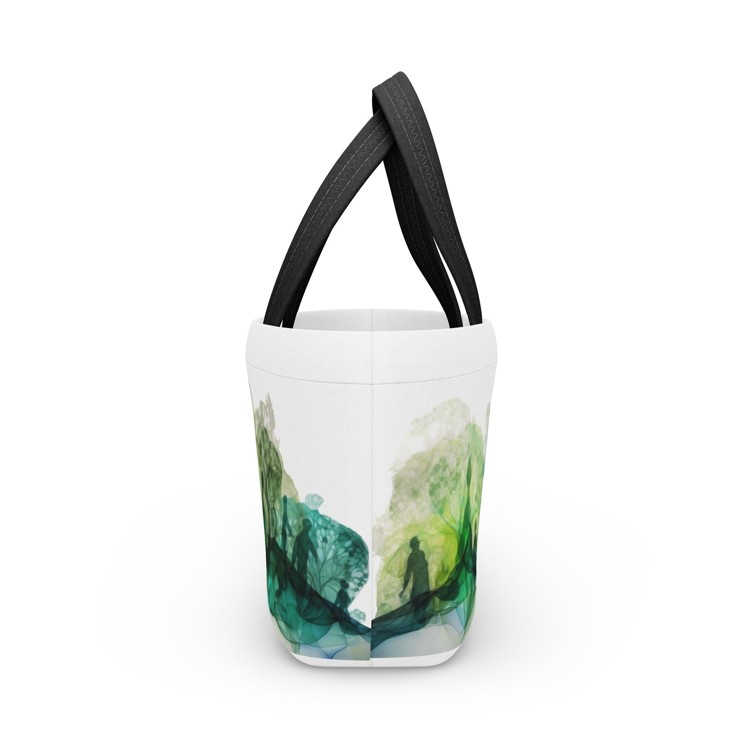 Women's Green Lunch Bag - Chic Forest Tote Unique Statement