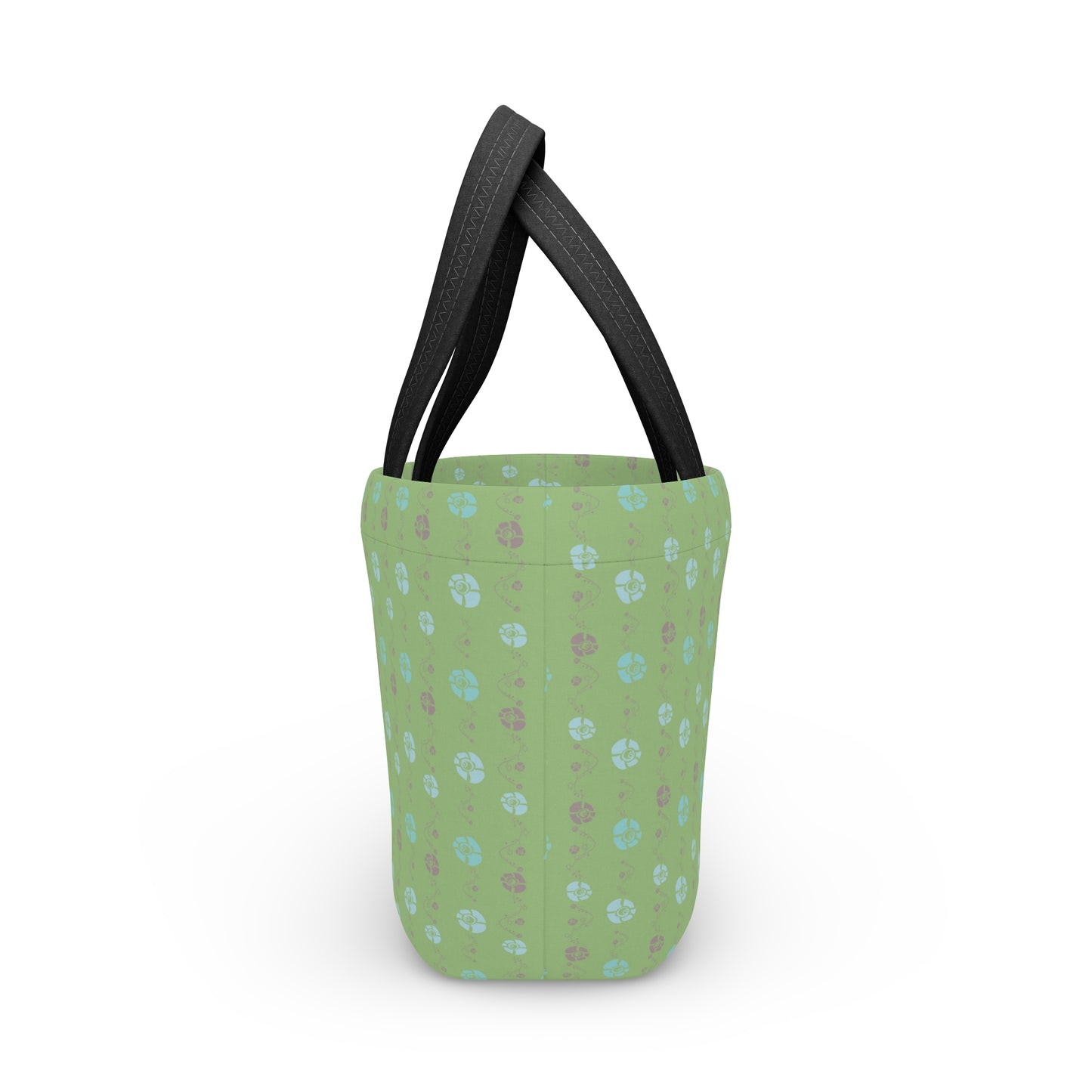 Moss Green Ladies Lunch Bag - Elegant and Minimalist Neoprene Insulated Purse Lunch Box