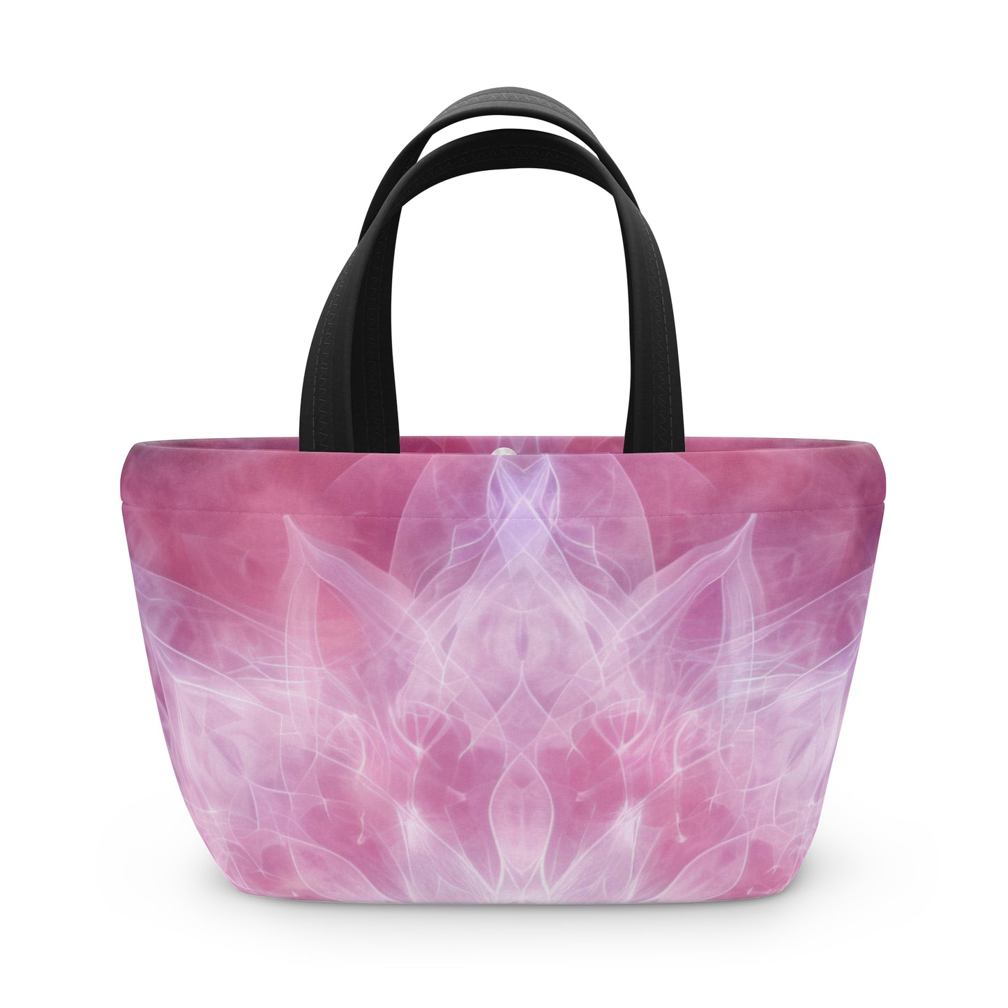Women's Pink Mandala Lunch Bag - Chic Floral Lunch Bag Unique Statement