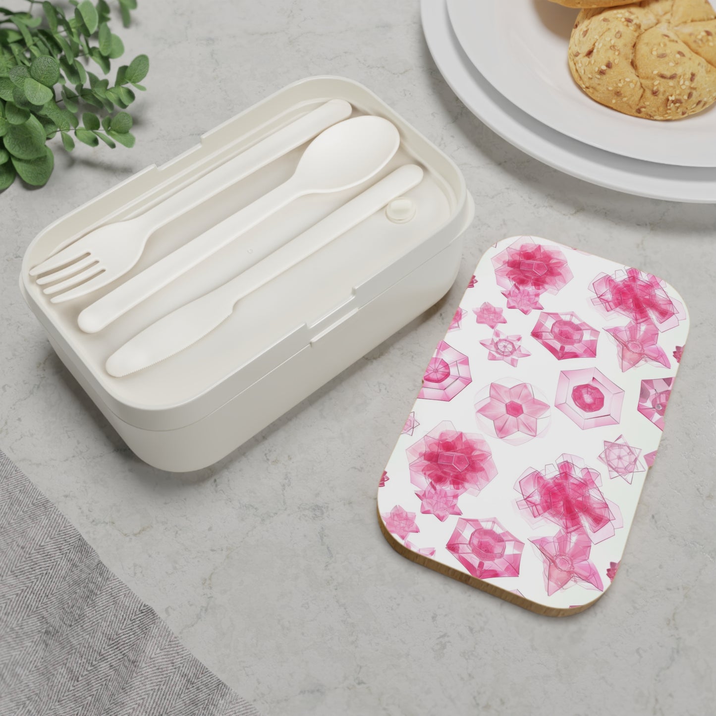 Pink Bento Lunch Box - Lunch Bags for Women