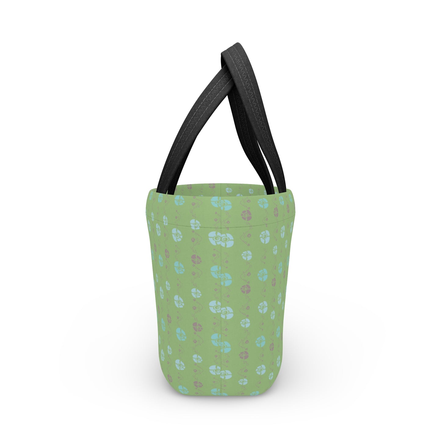 Moss Green Ladies Lunch Bag - Elegant and Minimalist Neoprene Insulated Purse Lunch Box