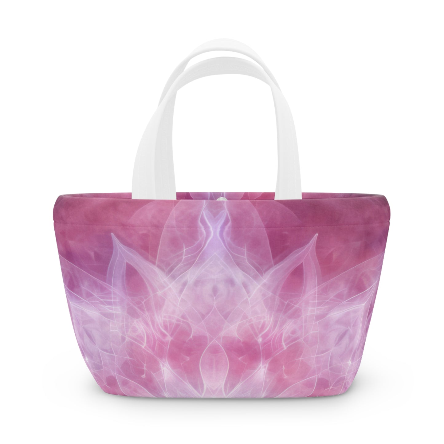 Women's Pink Mandala Lunch Bag - Chic Floral Lunch Bag Unique Statement