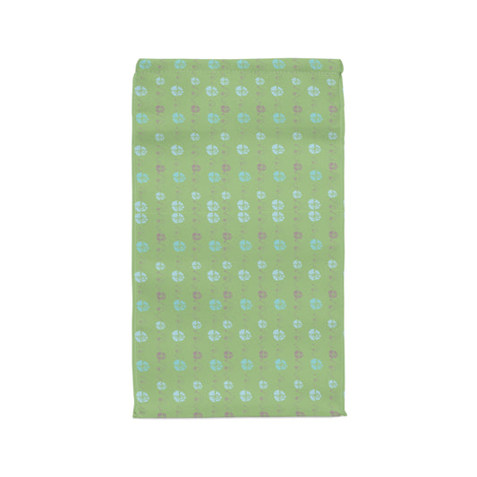 Moss Green Floral Lunch Bag